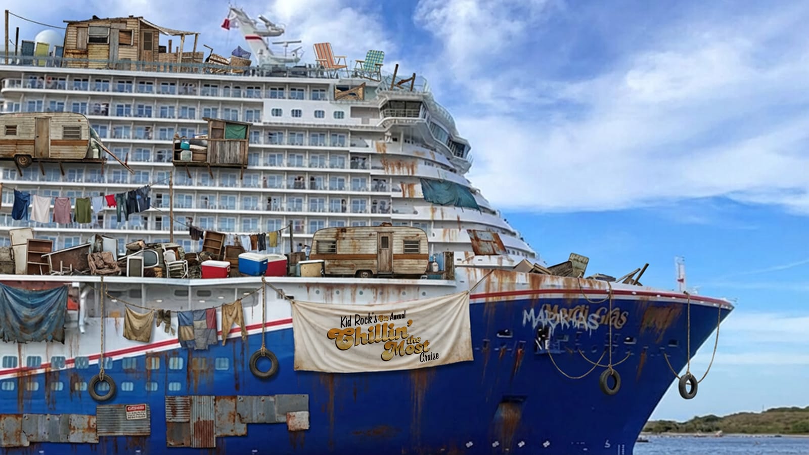 Imagine being on a cruise with Kid Rock